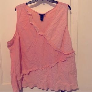 PlusSize 26/28 Lane Bryant eyelet lace with ruffle